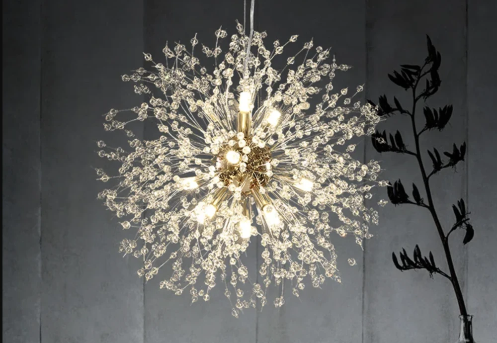 hanging globe chandelier